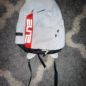 Nike Elite White and Red Backpack